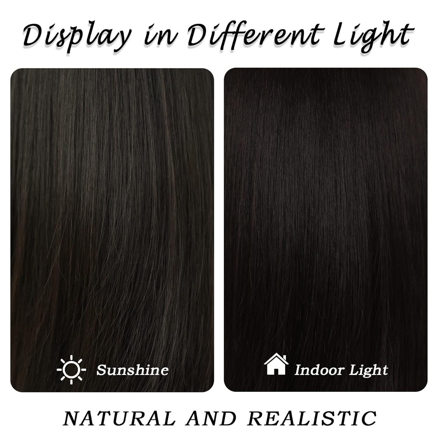 WIGS Long Natural Black Wig with Bangs Straight Wigs for Women,Heat Resistant Layered Synthetic Wigs for Daily Use