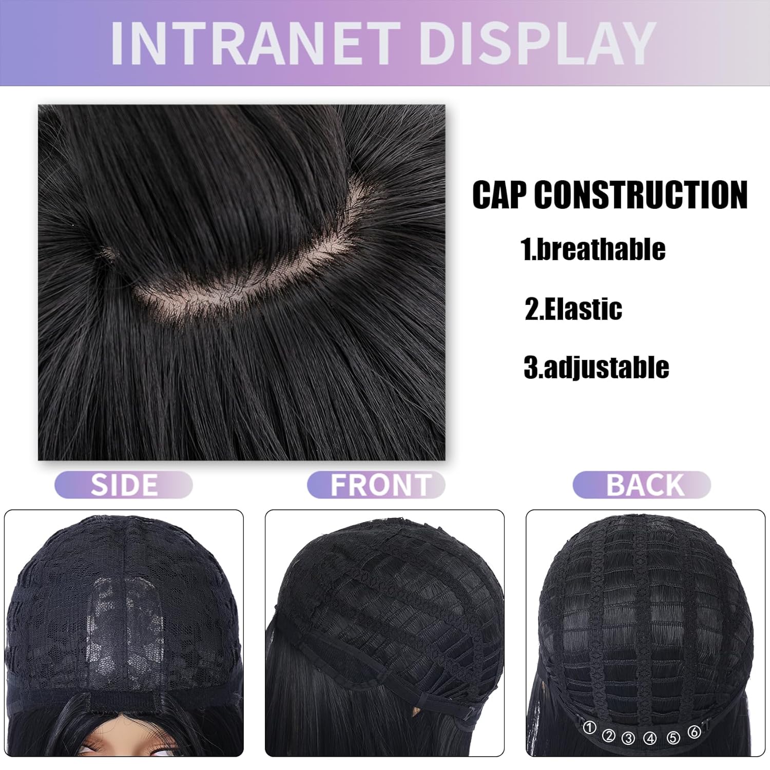 Natural Black Short Bob Hair Wigs for Women With Bangs 12inch Straight Synthetic Cosplay Halloween Party Wig For Girls Daily Use Colorful Hair Wigs